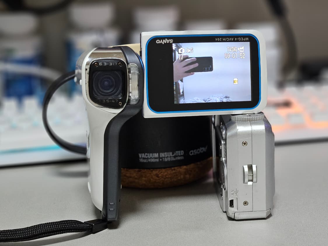 산요 작티 CA8 블루 핸디캠 디토 감성 디카 상품이미지4