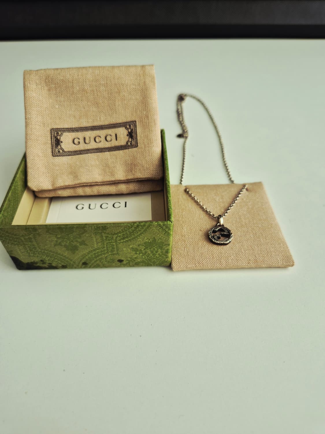 구찌 인터로킹 목걸이 (상태 매우 좋음) 상품이미지2