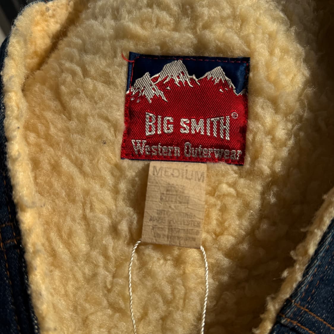 70 ~ 80S 빅 스미스 USA 웨스턴 아웃웨어 데님 베스트 상품이미지5