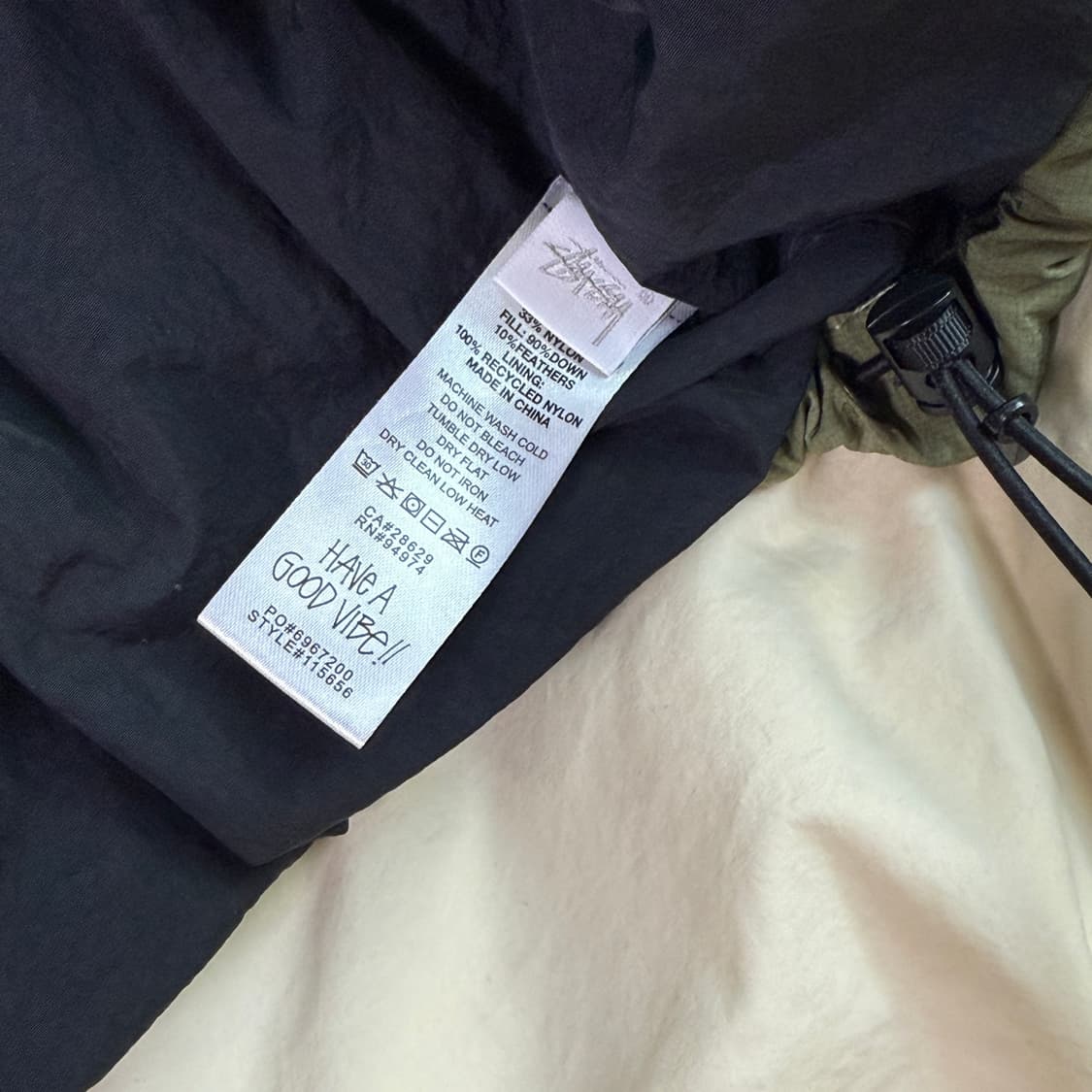 스투시 립스탑 다운자켓 상품이미지4