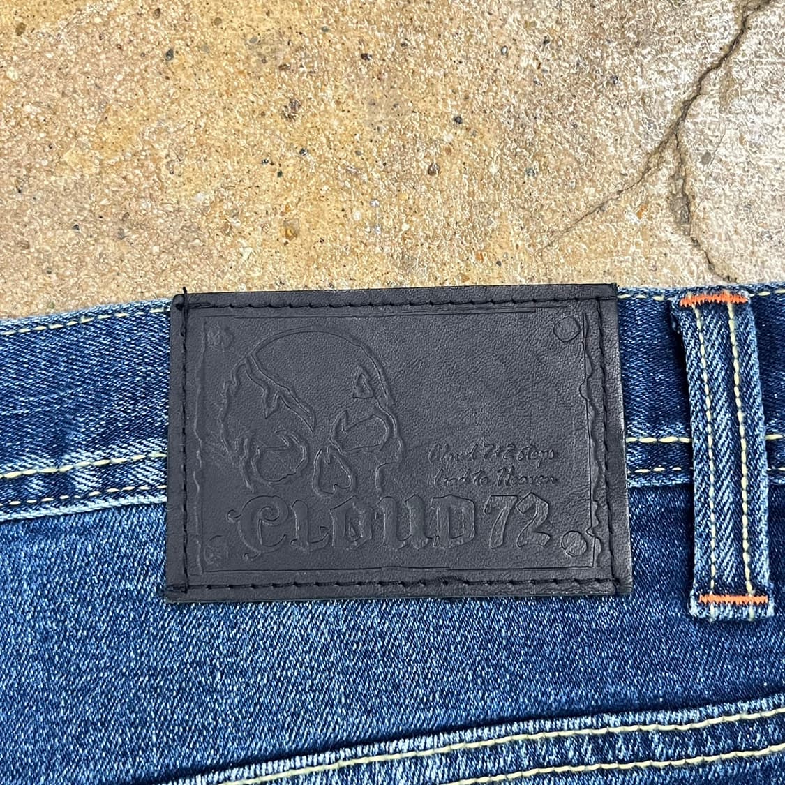 [정품/38] 클라우드72 빈티지 워싱 데님 청바지 b15 상품이미지4