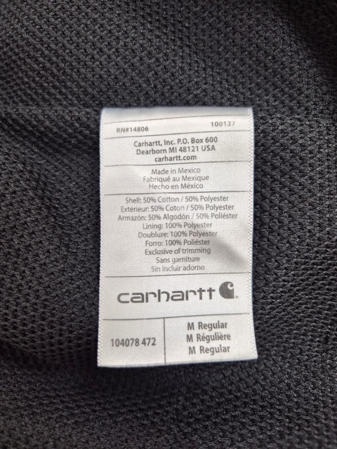 Carhartt 레귤러 핏 미드웨이트 후드 집업 상품이미지6