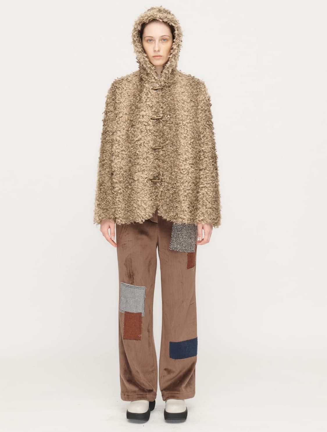 Open yy 더오픈프로덕트 시어링 퍼 브라운 상품이미지4