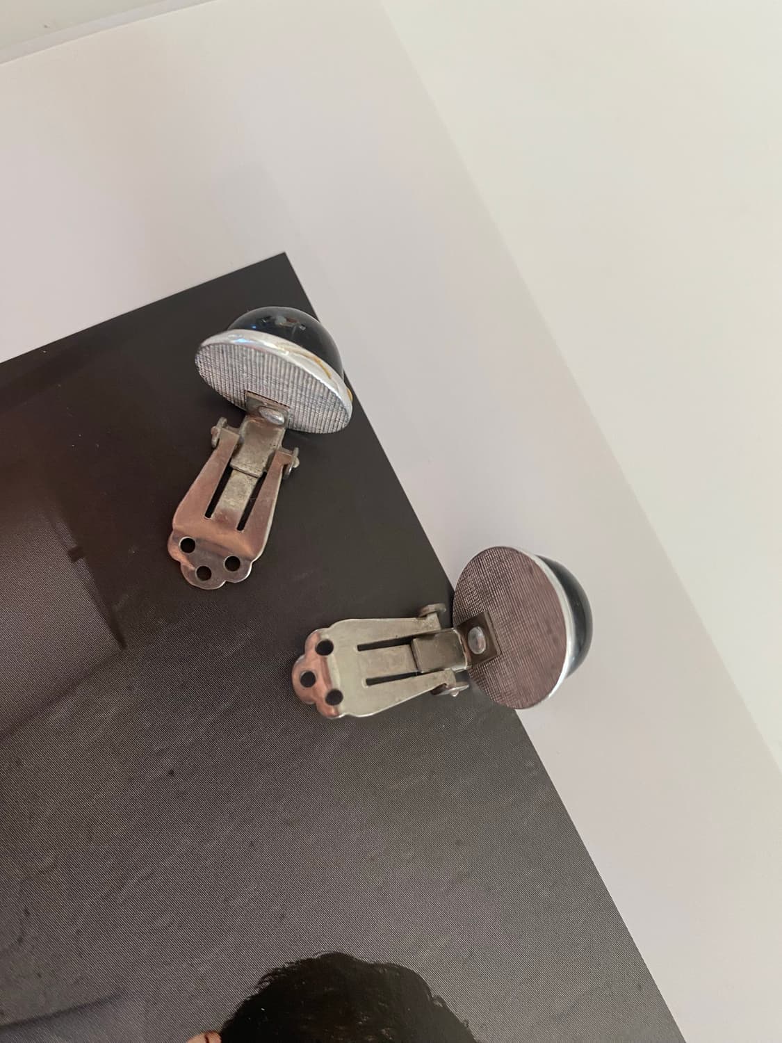 수입 빈티지 블랙돔 귀걸이 이어링  상품이미지6