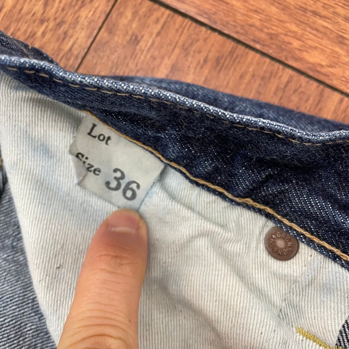 브론슨 셀비지 데님팬츠 상품이미지5