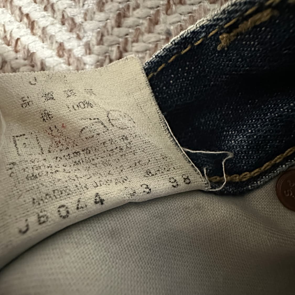 LEVI'S 503B 90's japan selvedge jeans 상품이미지5