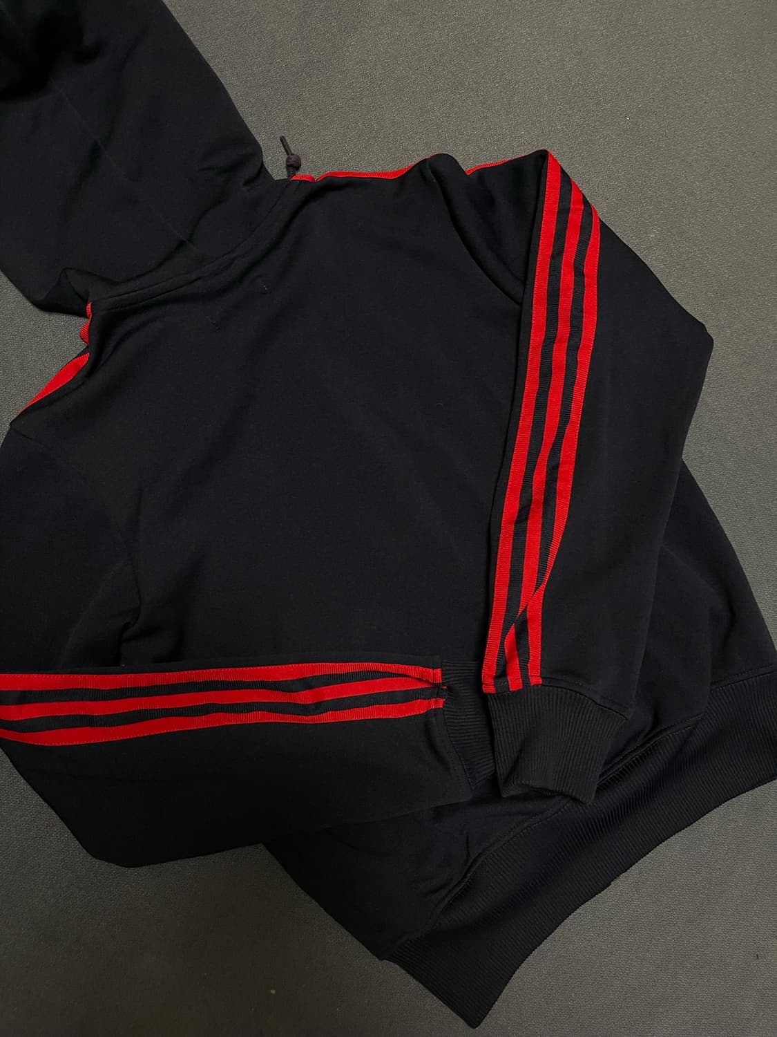 아디다스 파이어버드 후드플락 후드집업 네이비레드 상품이미지6