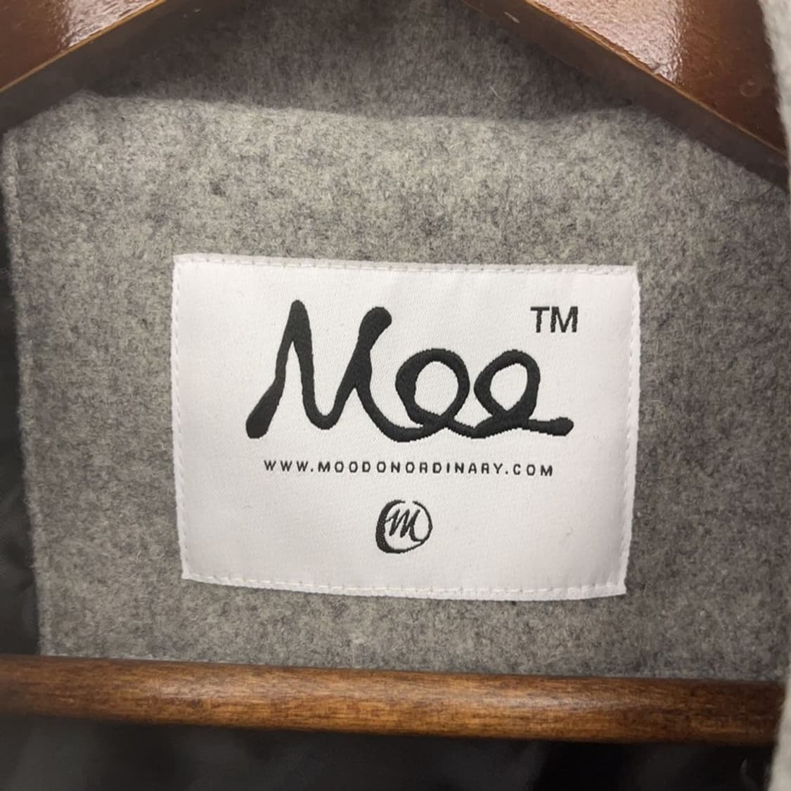 MOO 빈티지 모던시크 빅카라 블루종 자켓 M C07585 상품이미지5