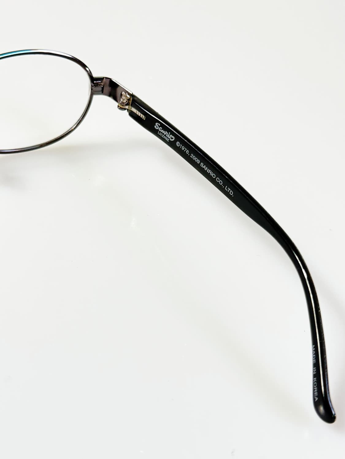 산리오 헬로 키티 슬림 오벌 메탈 프레임 빈티지 안경 상품이미지6