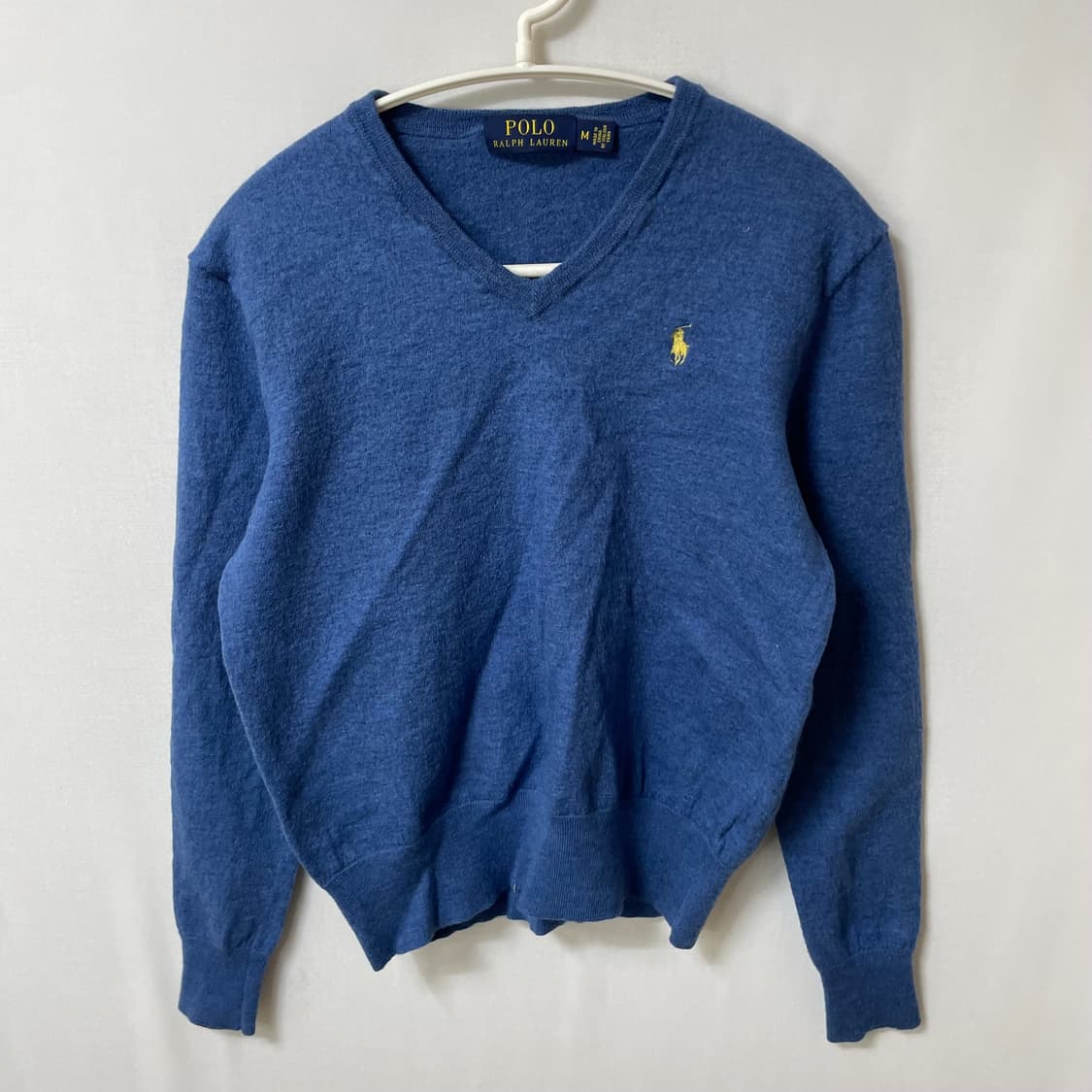 [ L ] 폴로 랄프로렌 여성 메리노울 브이넥 니트  상품이미지1