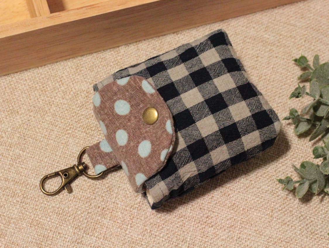 핸드메이드 도트 미니 파우치 상품이미지1
