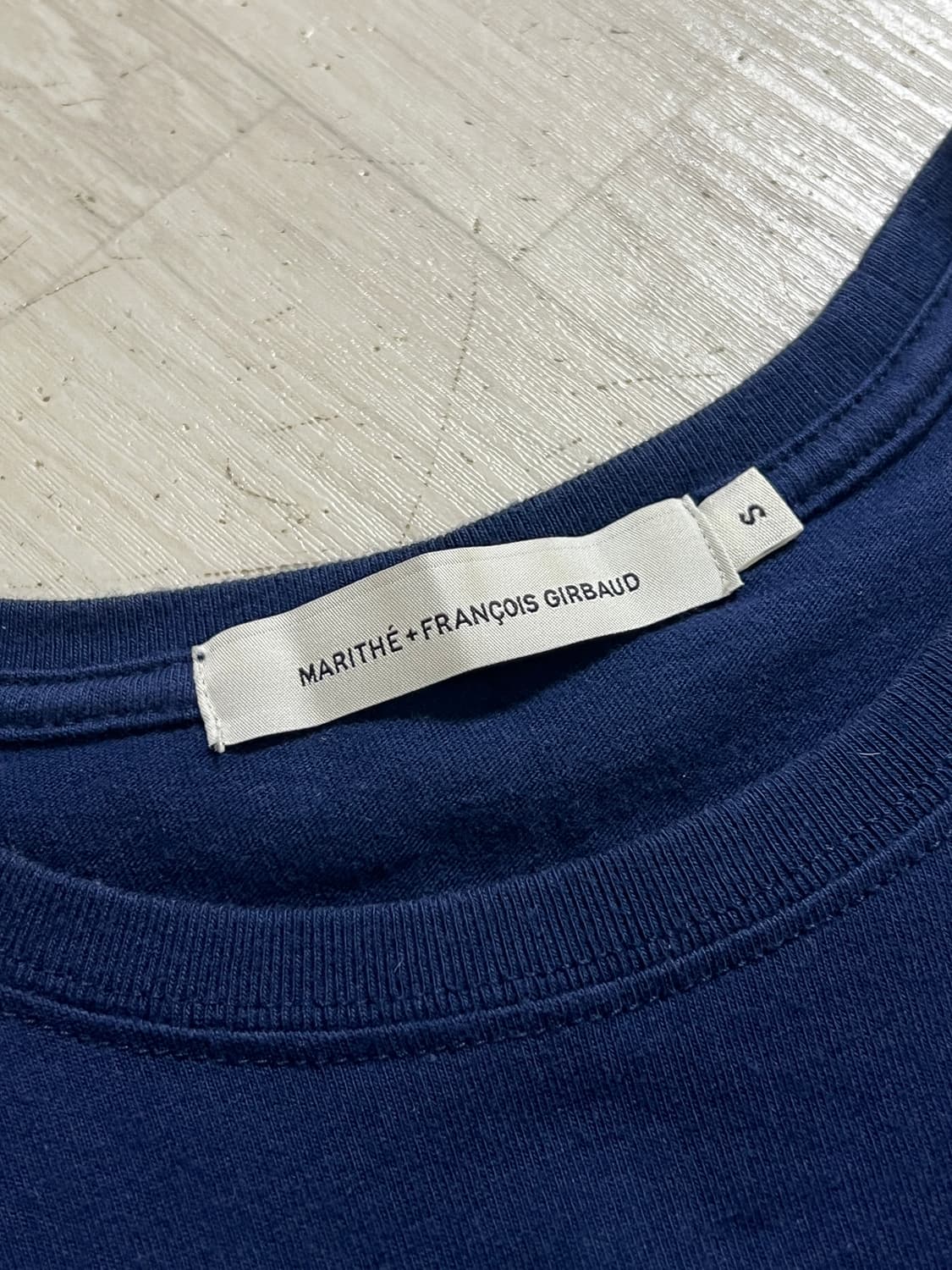 마리떼 - CLASSIC LOGO T 반팔 네이비 s 상품이미지2