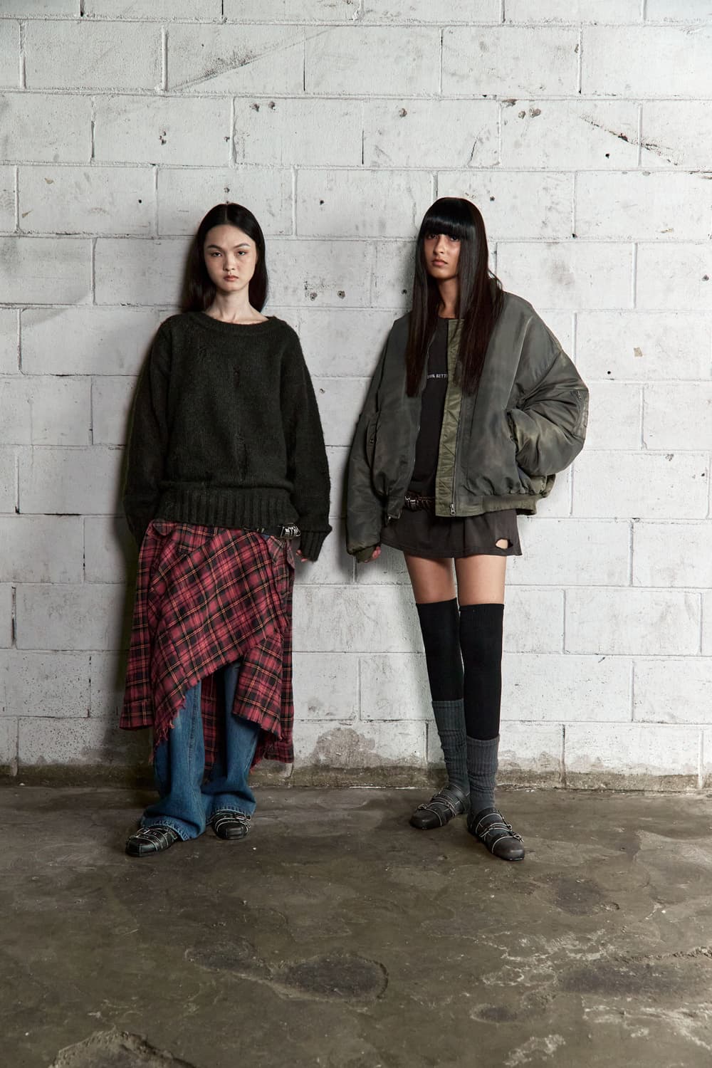 wknd project WASHED DAMAGE PADDING 상품이미지4