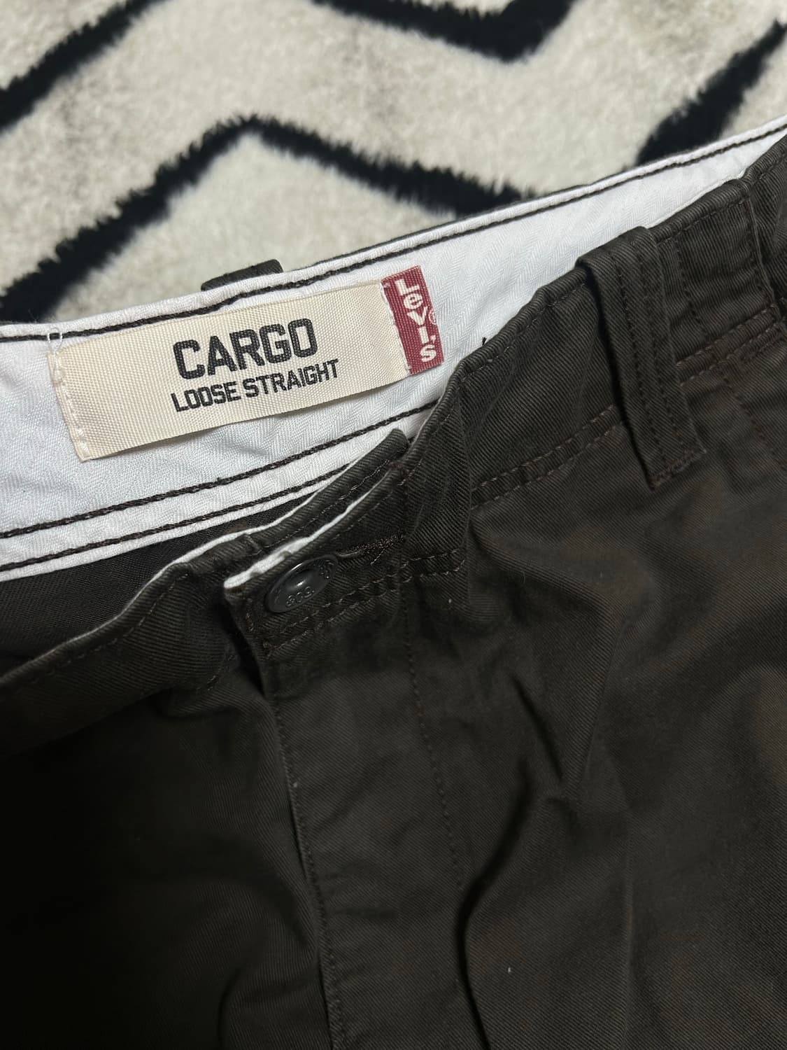 [34]리바이스 와이드 카고 팬츠/브라운 상품이미지5