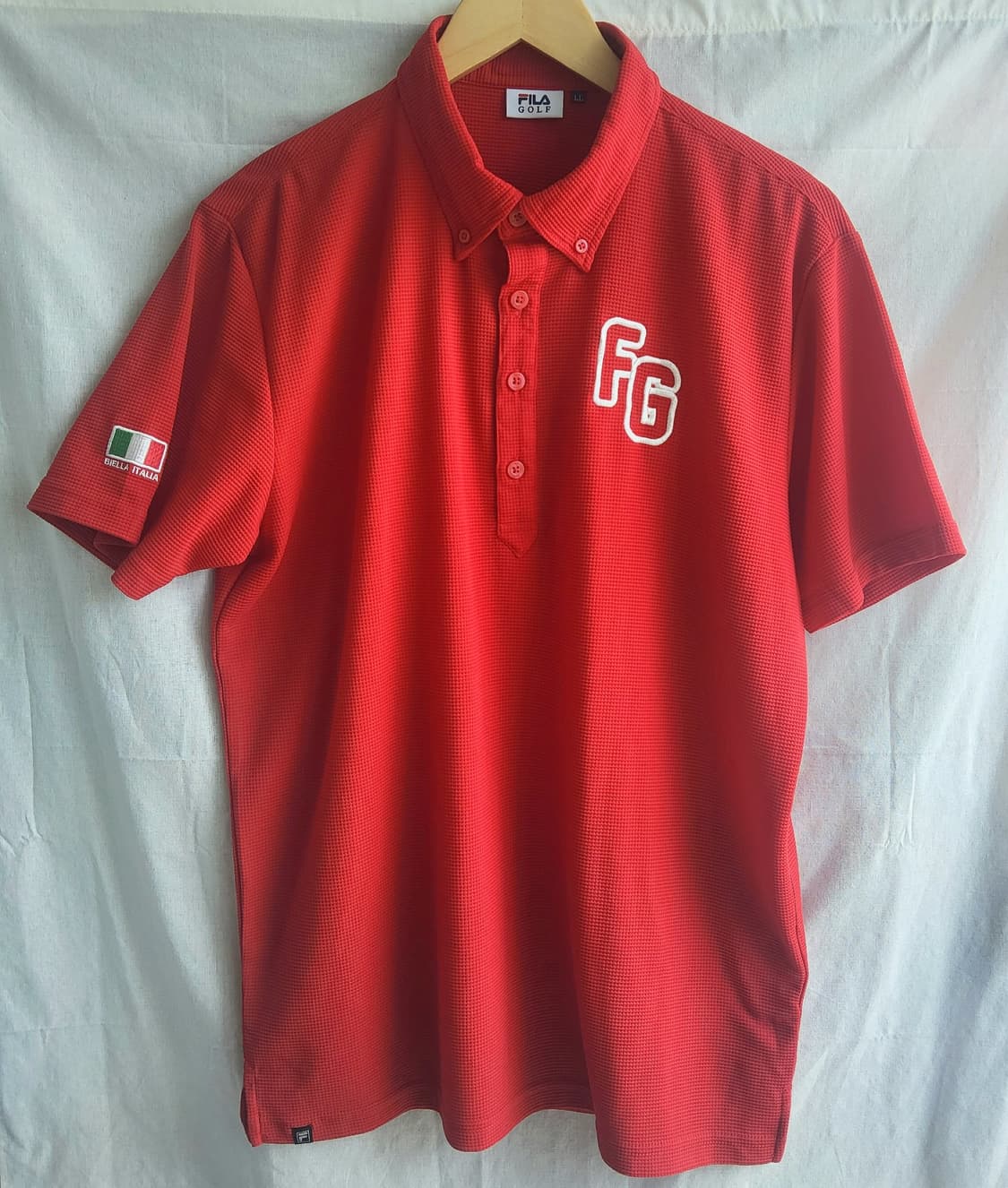 FILA GOLF 휠라골프 남성 기능성 반팔 카라티 XL 폴리 골프웨어 상품이미지1