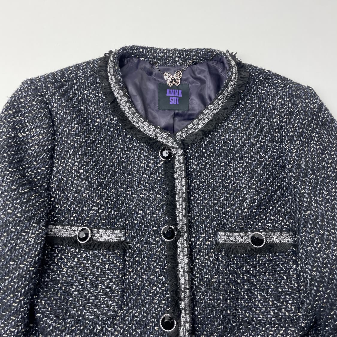 [중고] 안나수이 트위드 투피스 셋업 상품이미지3
