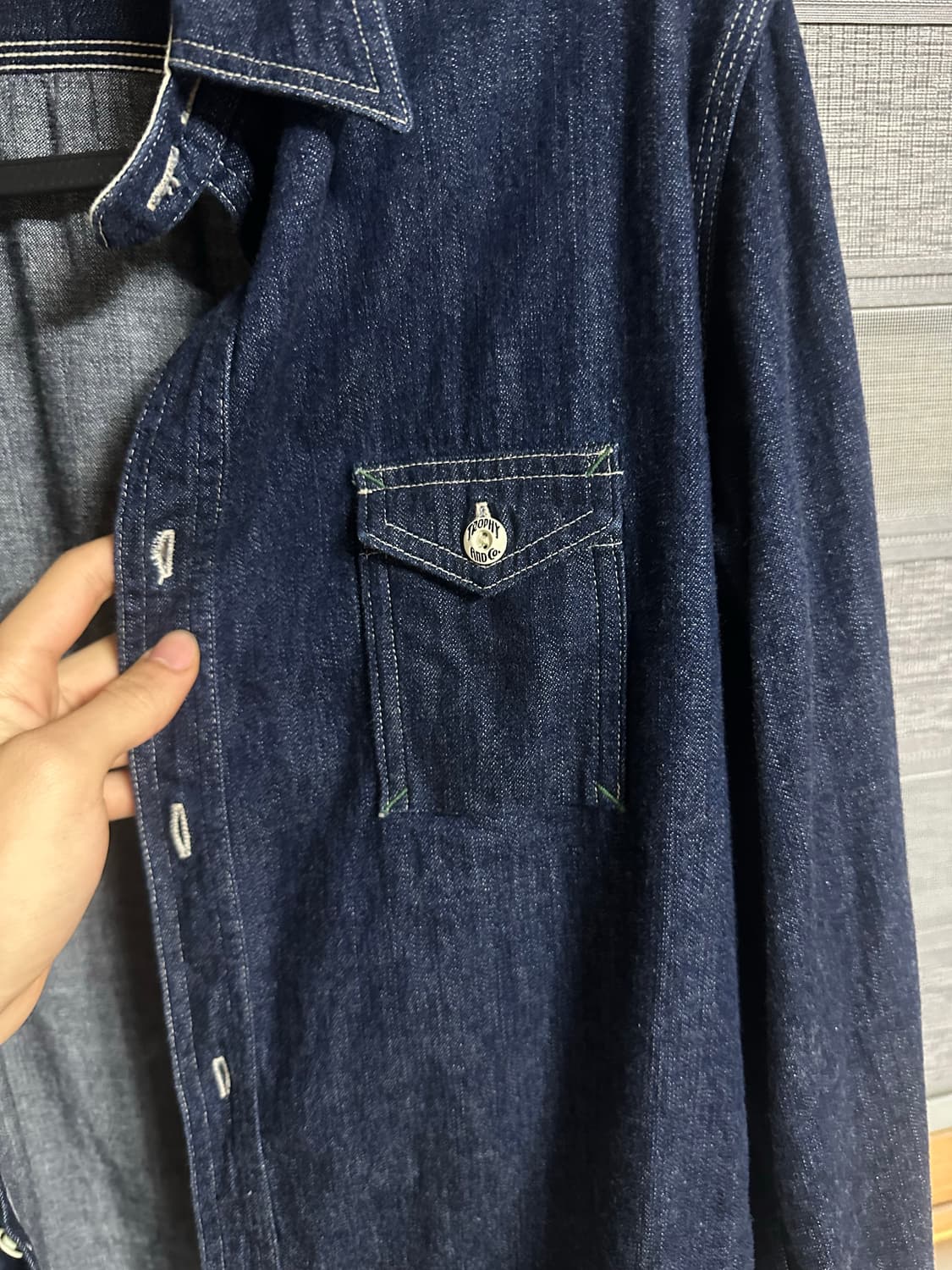 트로피클로딩 데님셔츠 상품이미지2