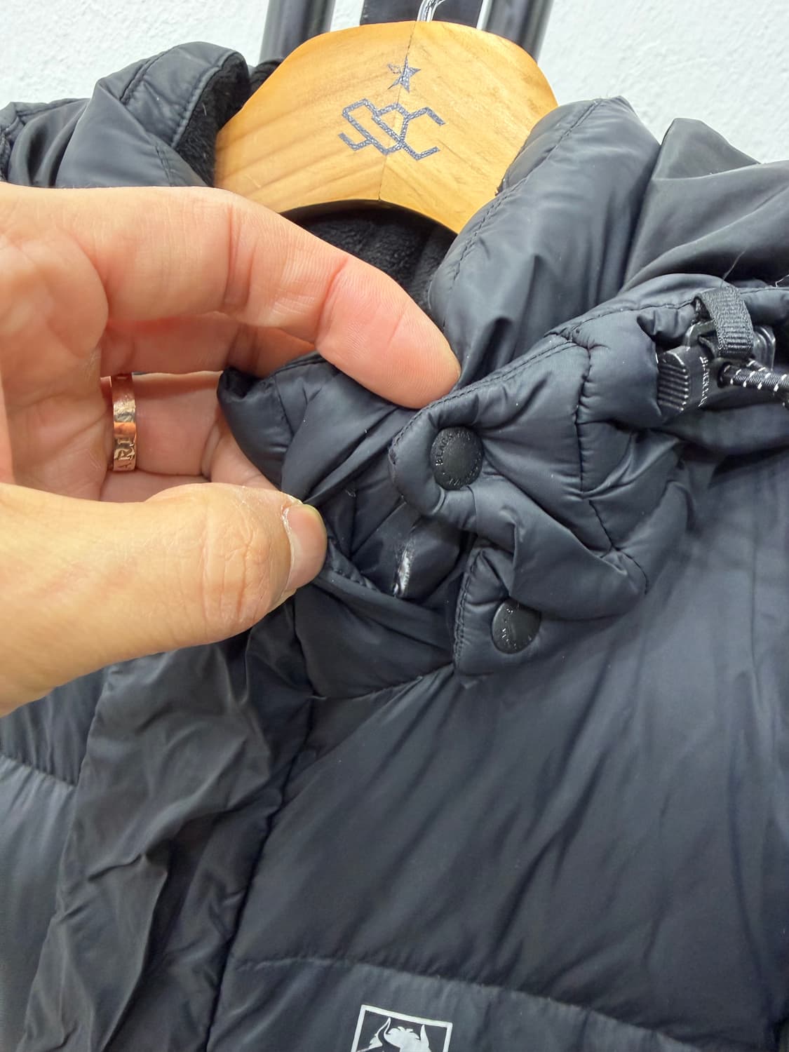 정품) 블랙야크 키즈 롱패딩 145 상품이미지4