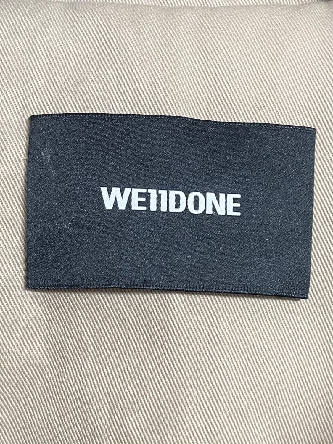 23fw we11done 웰던 아이보리 더플 코트자켓 (on.469) 상품이미지6