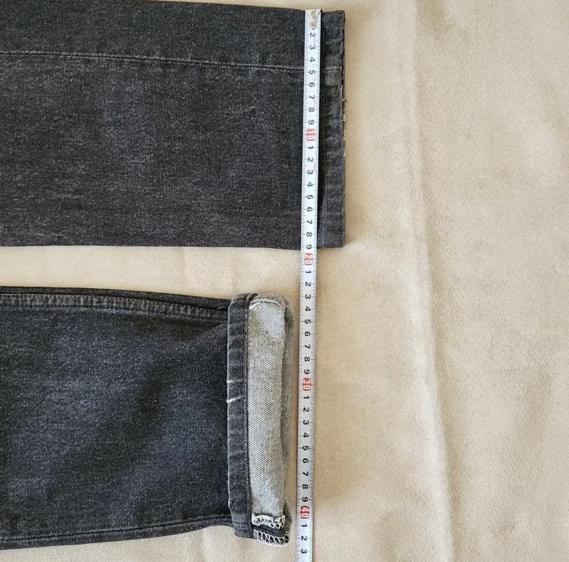 90s USA 리바이스 501 블랙 데님 상품이미지8