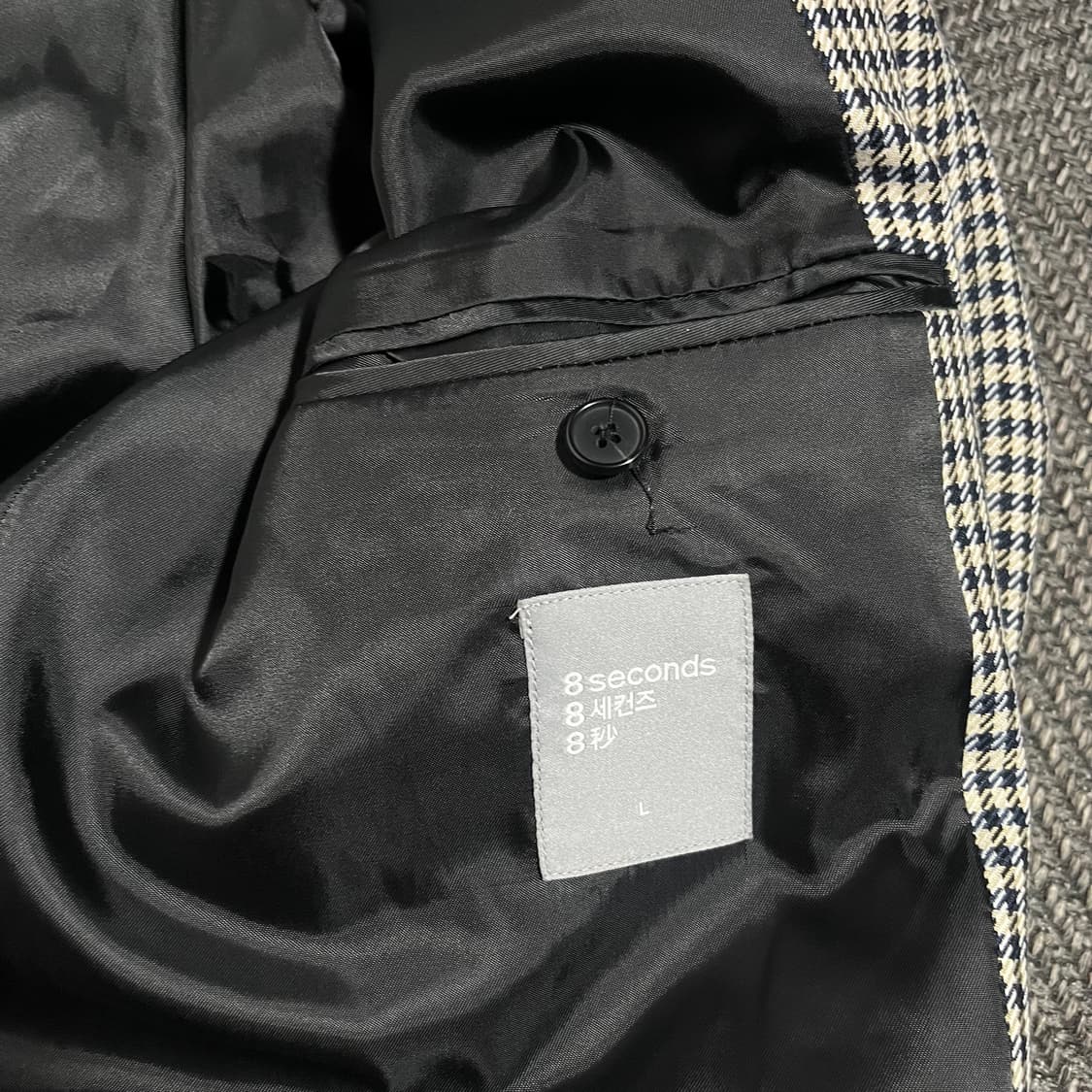 [L] 8seconds 에잇세컨즈 하운드투스 체크 트렌치 코트 상품이미지6