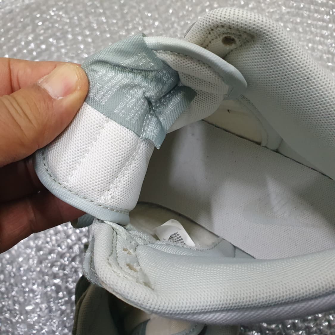 나이키 덩크 하이 레트로 SE 화이트 실버/DV0826-100(270) 상품이미지9