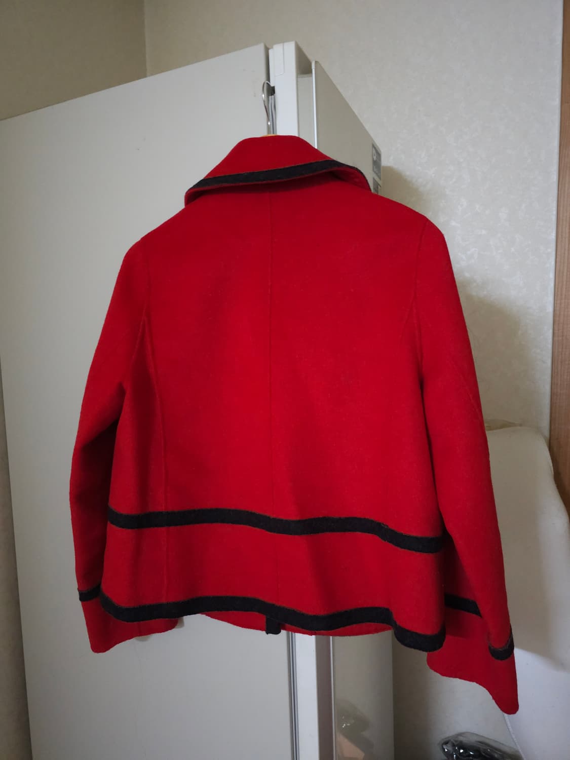 MOCG 모그 레드 울캐시미어 트위드 자켓 상품이미지5