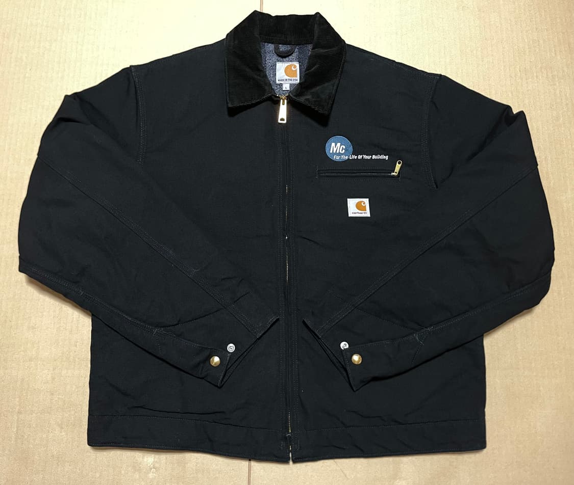 [L] 칼하트 디트로이트 자켓 J001 블랙 BLK 라지  상품이미지1