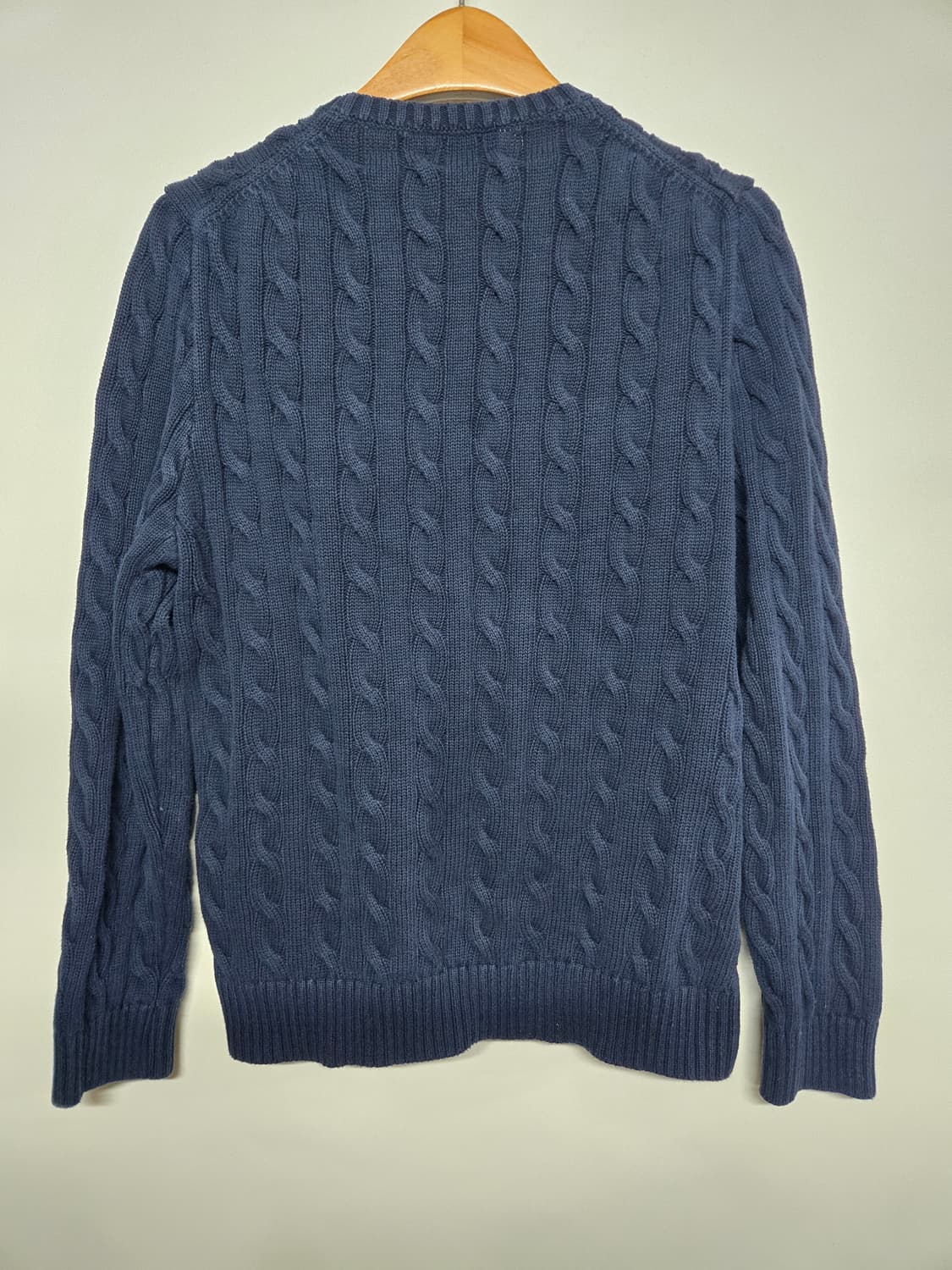 폴로 랄프로렌 꽈배기 니트 L 네이비 상품이미지2