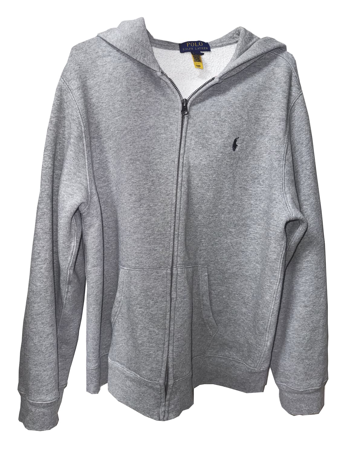 (차일드) 폴로 랄프 로렌 코튼 플리스 후드 그레이 XL 상품이미지3