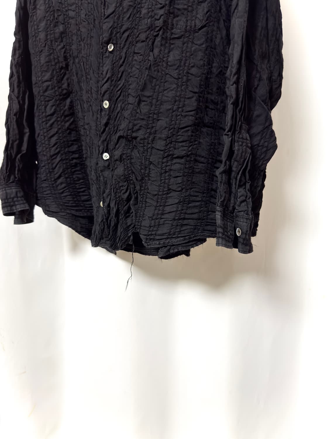 Yohji Yamamoto 90s (축융) Crinkle 셔츠 상품이미지3