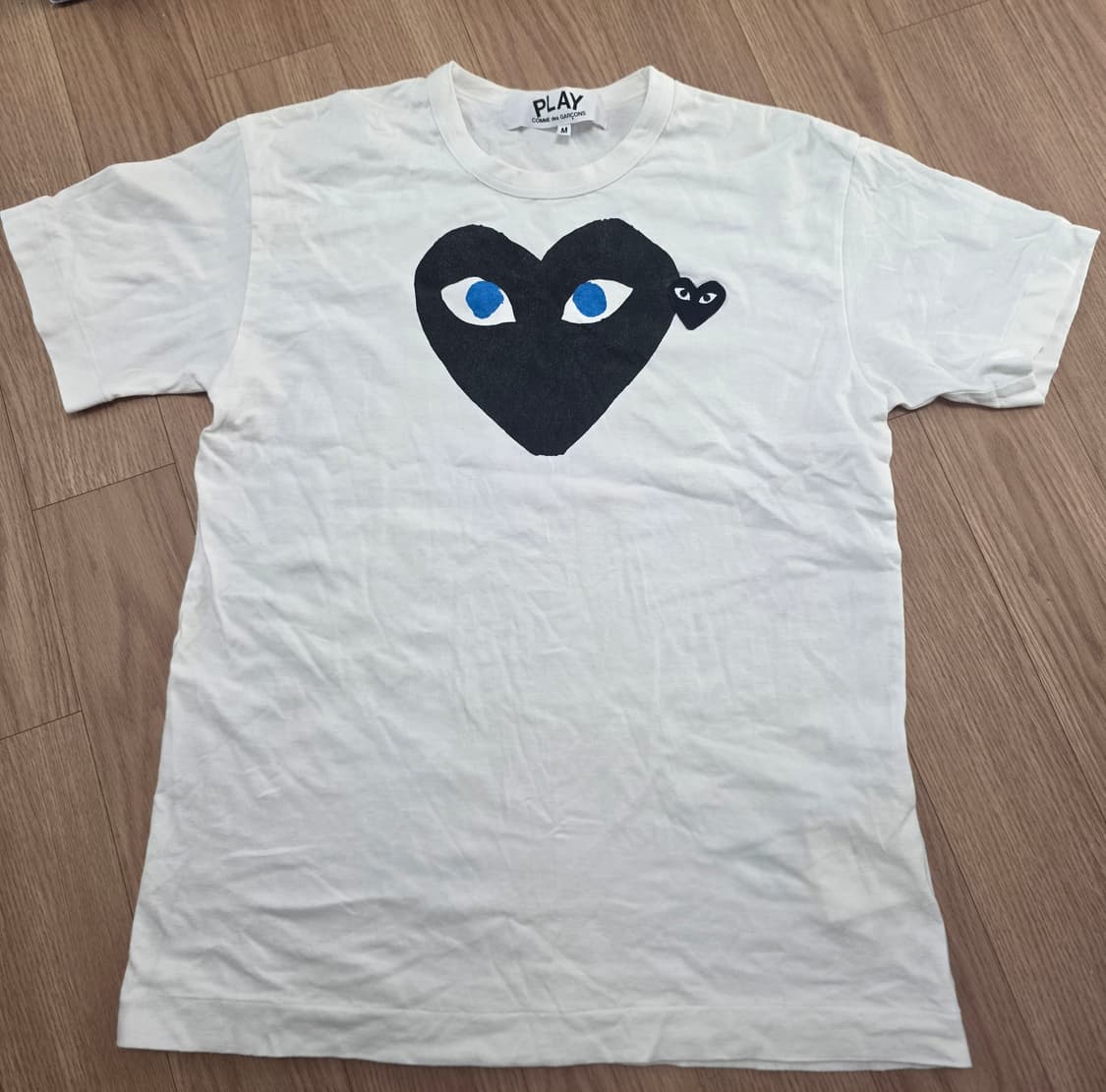 M) 꼼데가르송 블랙와펜 반팔티 상품이미지1