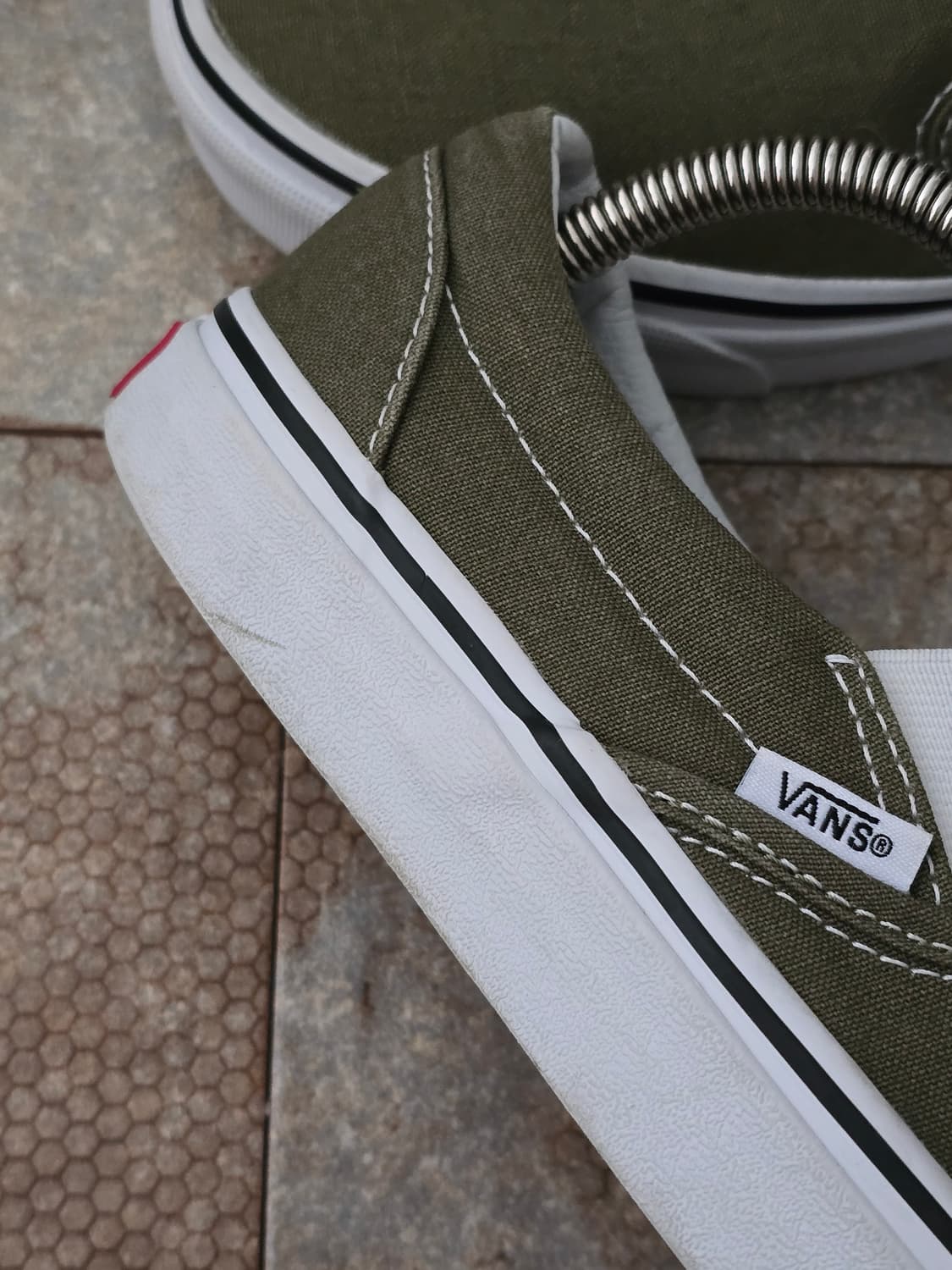 (230)반스 슬립온 카키  상품이미지8