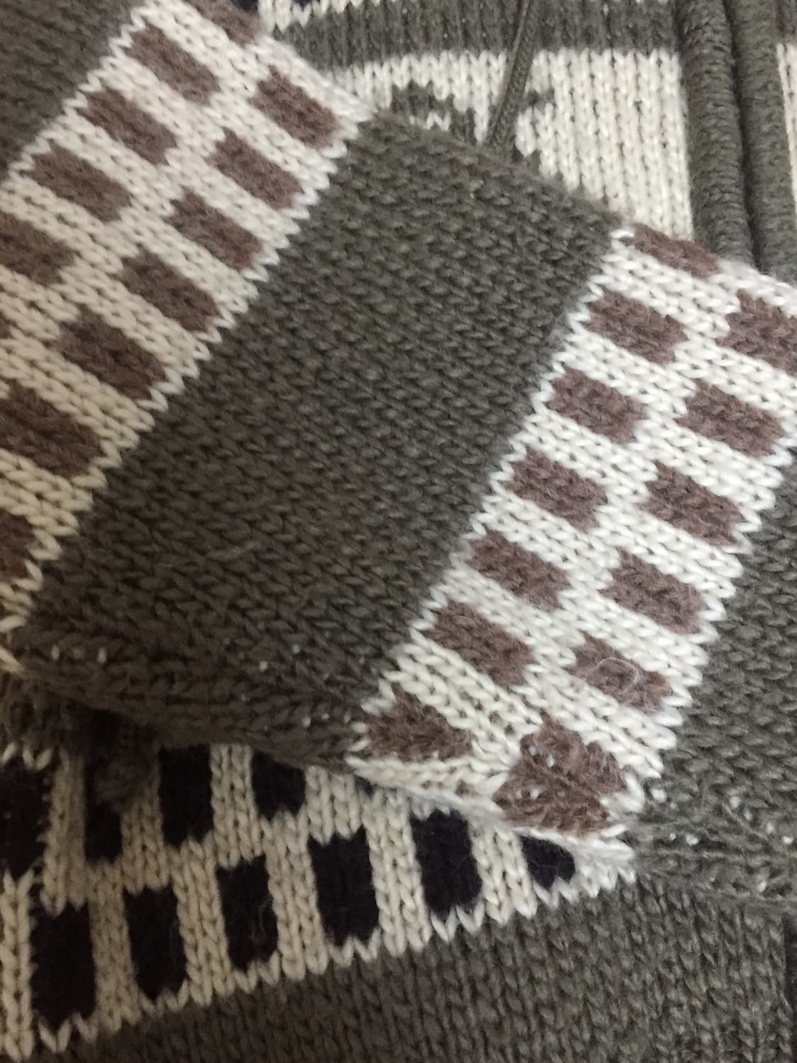 더오픈프로덕트 자카드 니트 후드집업 상품이미지2