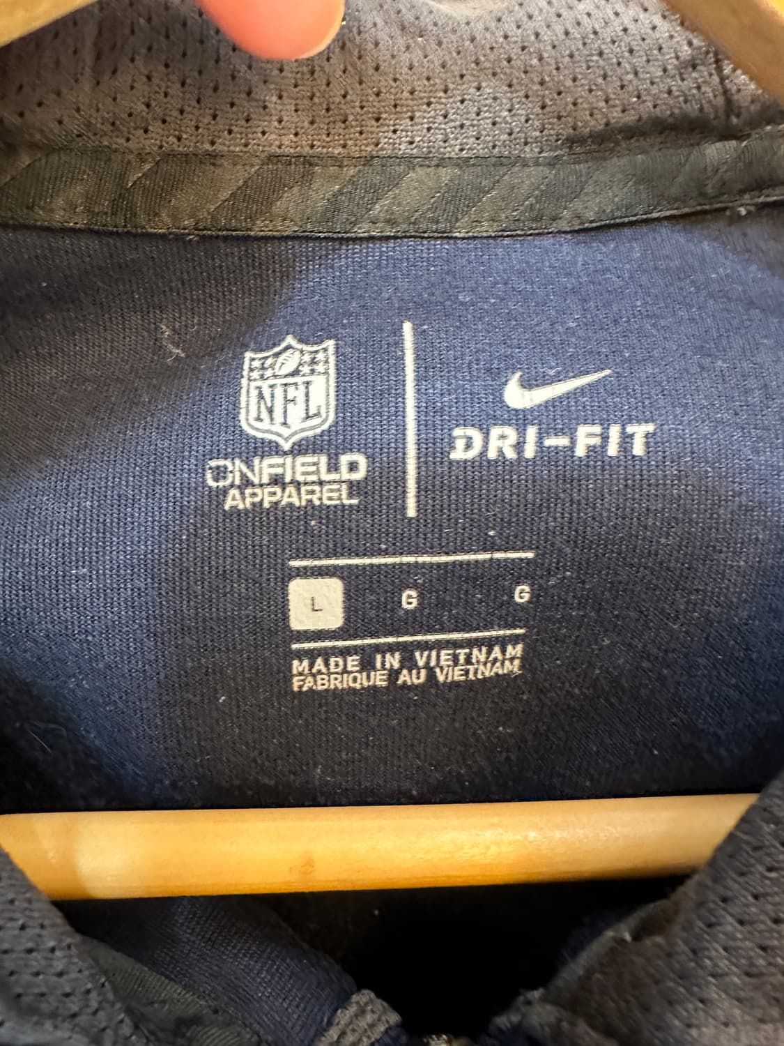 L) 나이키 NFL 네이비 후드 집업 상품이미지3