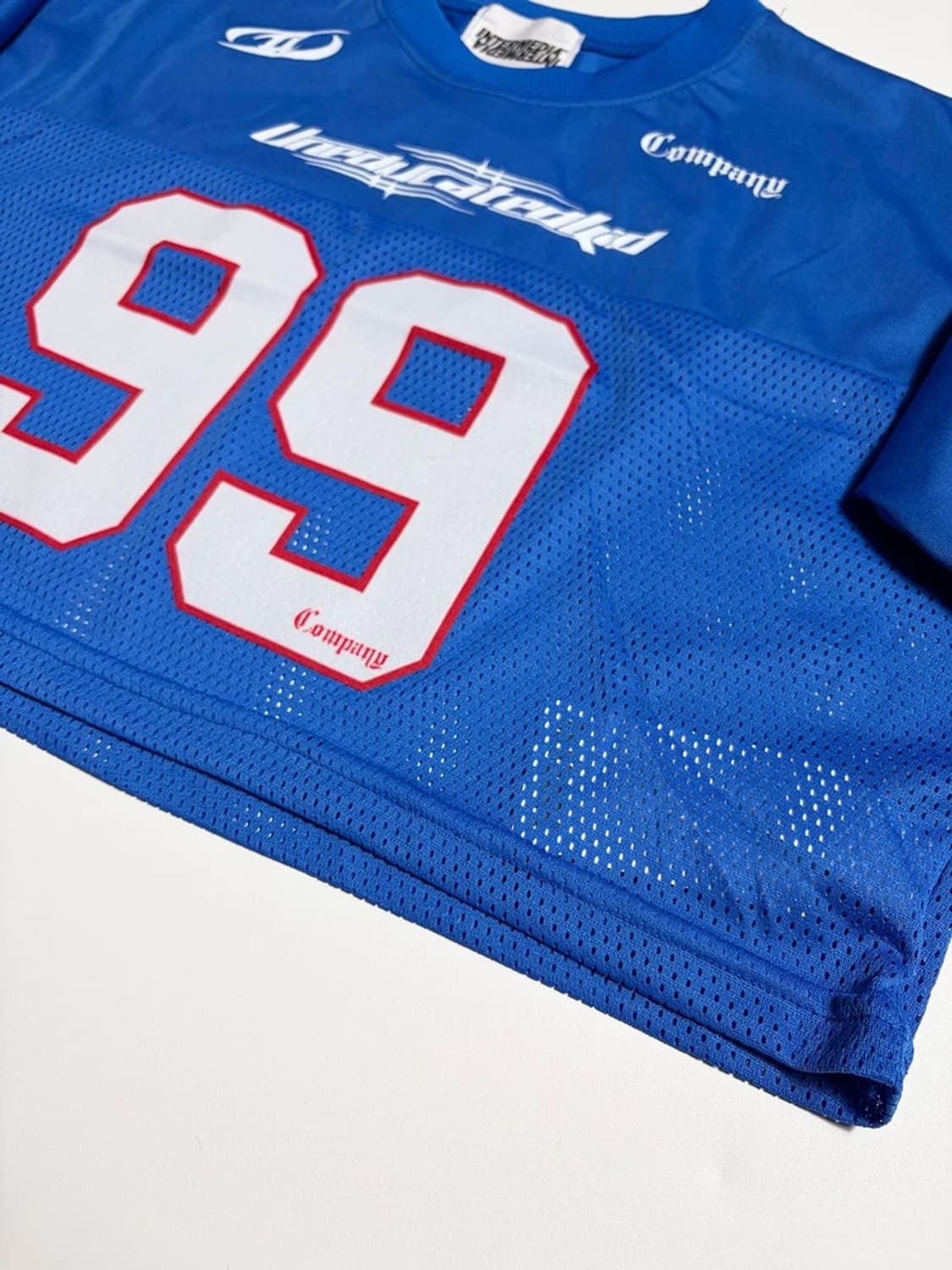 인터미디어 블루 메쉬 럭비 져지 반팔 티셔츠 R2190 상품이미지4