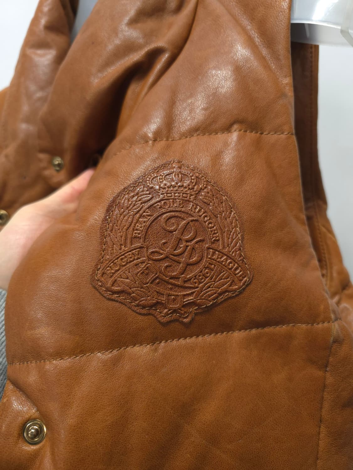 빈폴 빈티지 여성 양가죽 패딩 베스트(90사이즈) 상품이미지7