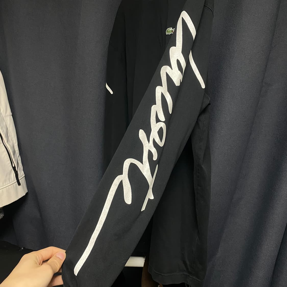 라코스테 라이브 롱슬리브 블랙 105 상품이미지2