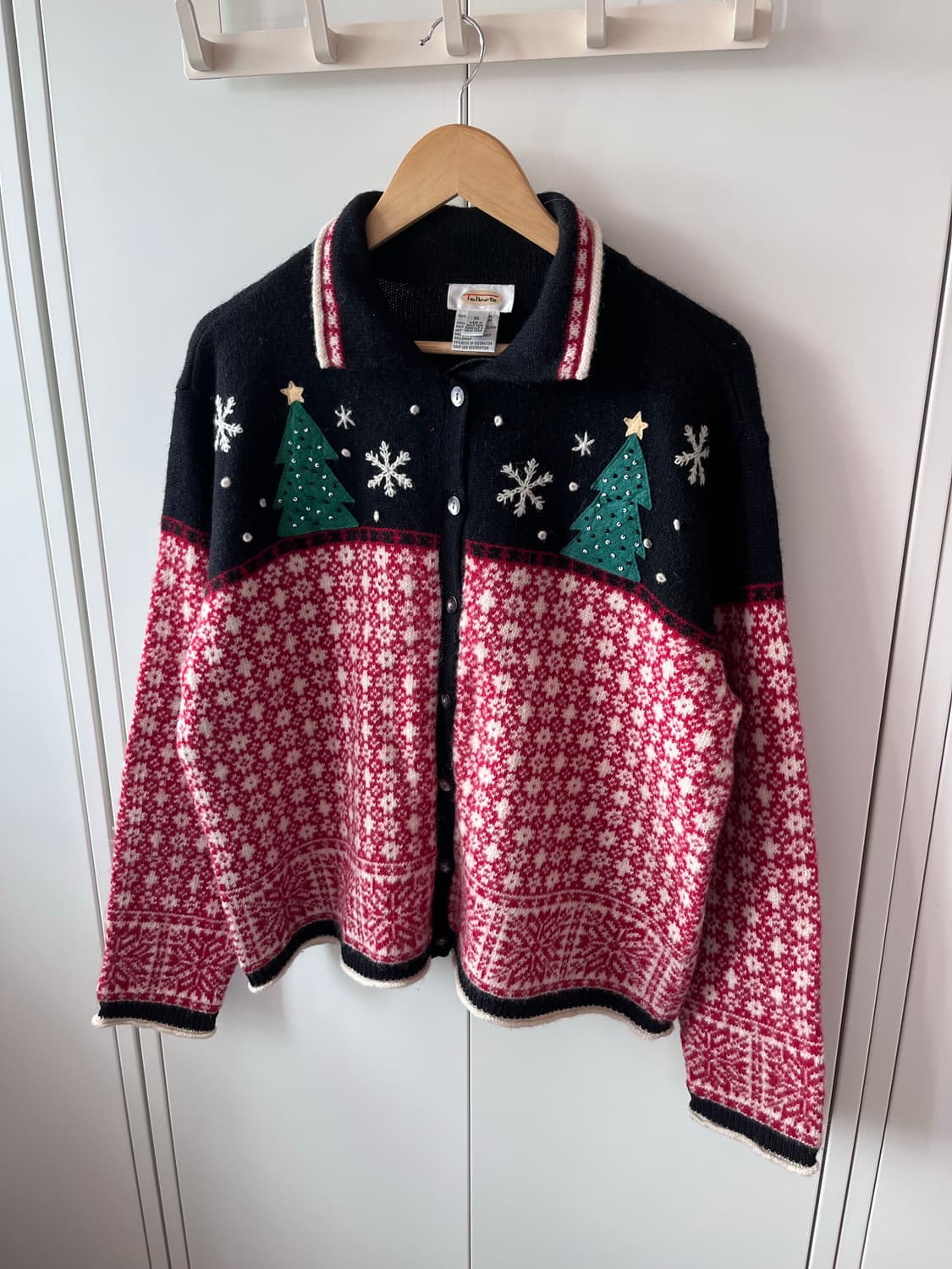 Talbots 눈꽃 산타 울니트 가디건  상품이미지9
