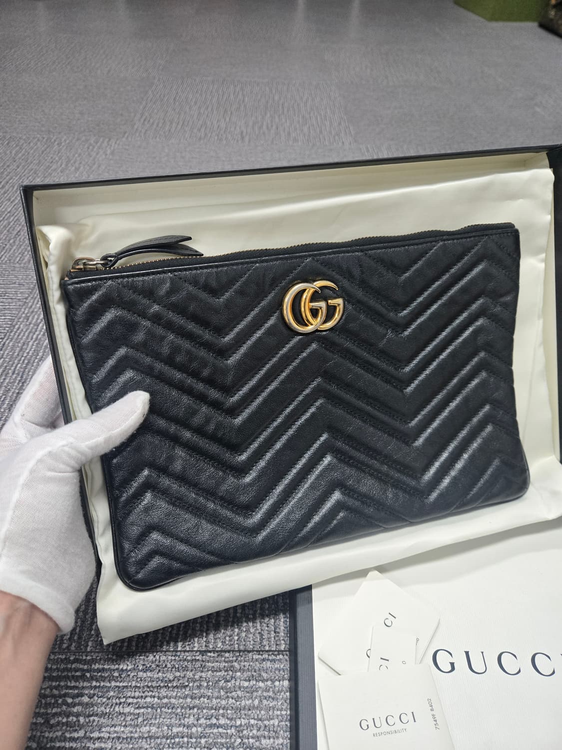 [특가][정품] 구찌 마몬트 클러치백 상품이미지1