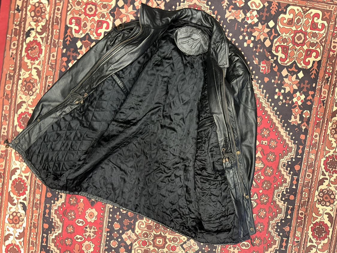 ( 2XL ) 가죽자켓 레더자켓 가죽코트 가죽카코트 가죽롱자켓 바이커 상품이미지3