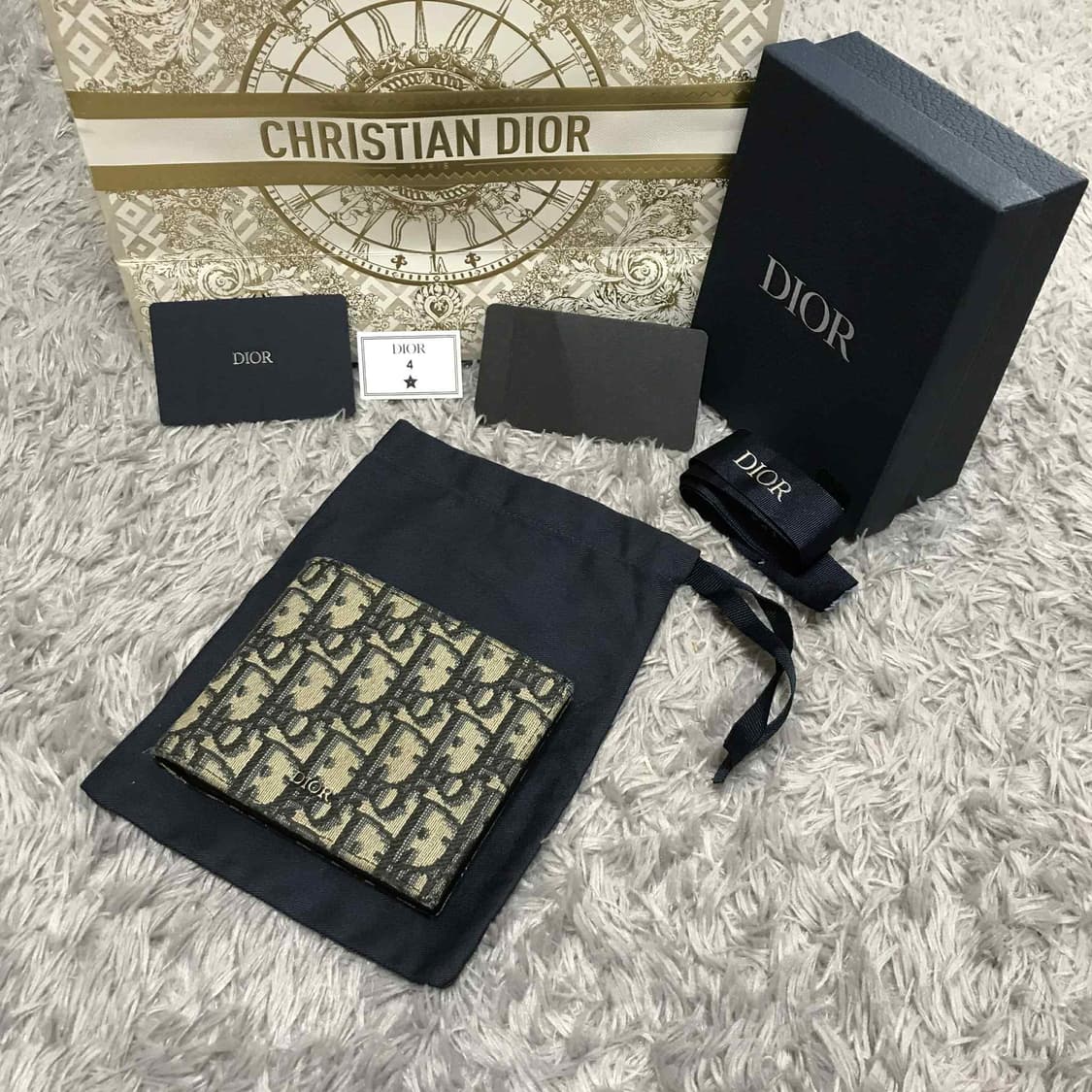 {클로젯}[매장 풀구성] 디올 오블리크 반지갑 상품이미지2