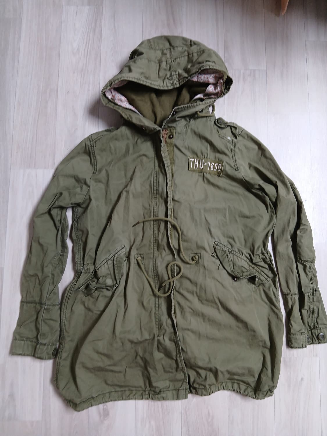 써스데이아일랜드 야상후드S 상품이미지1