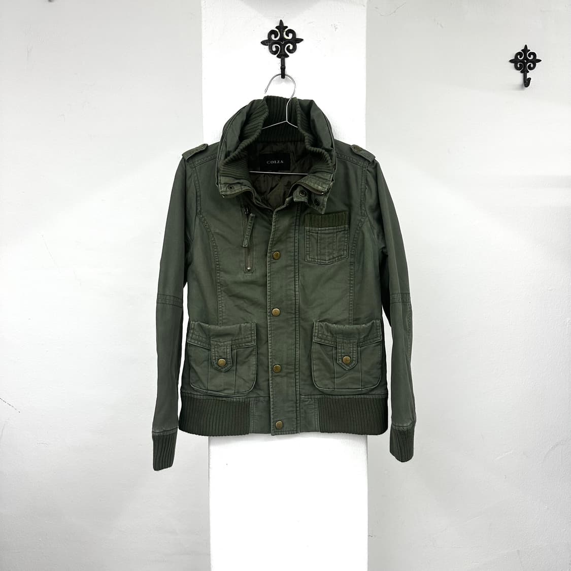 Khaki green Y2K pocket jacket 상품이미지1