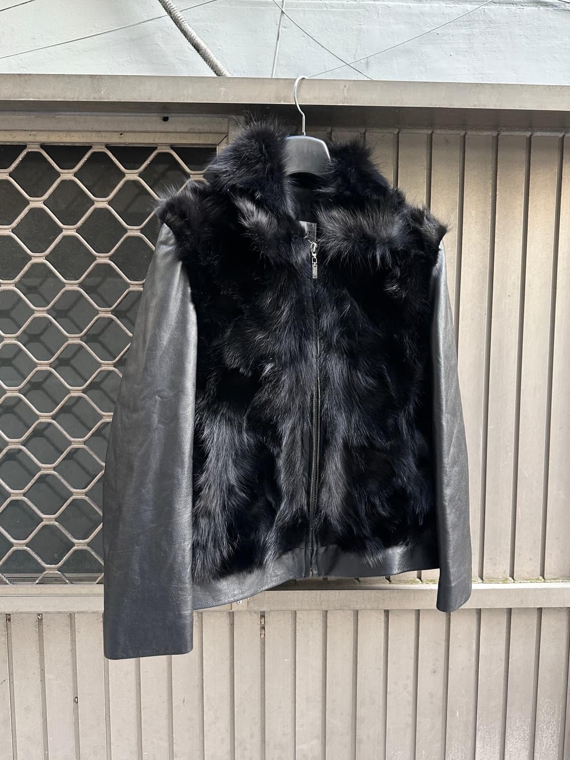 Real fur lams leather jacket 상품이미지1
