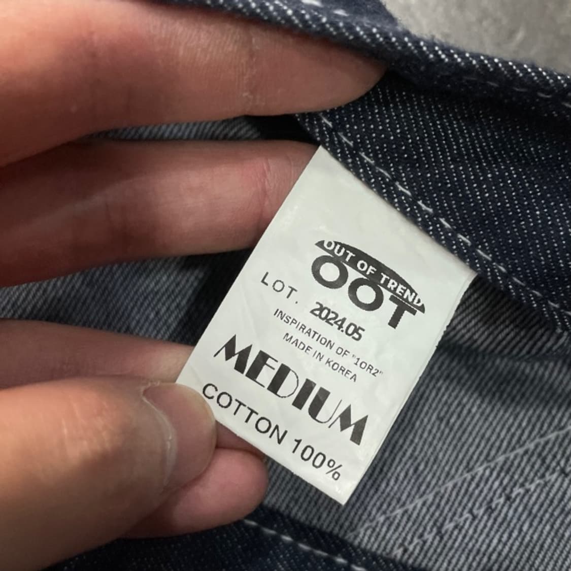 95 OOT 버뮤다 데님 팬츠 상품이미지4