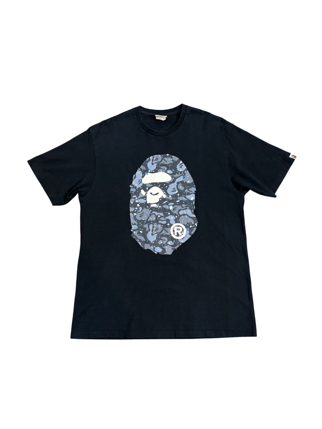 베이프 BAPE 빅헤드 반팔 티셔츠 블랙 XL 상품이미지1