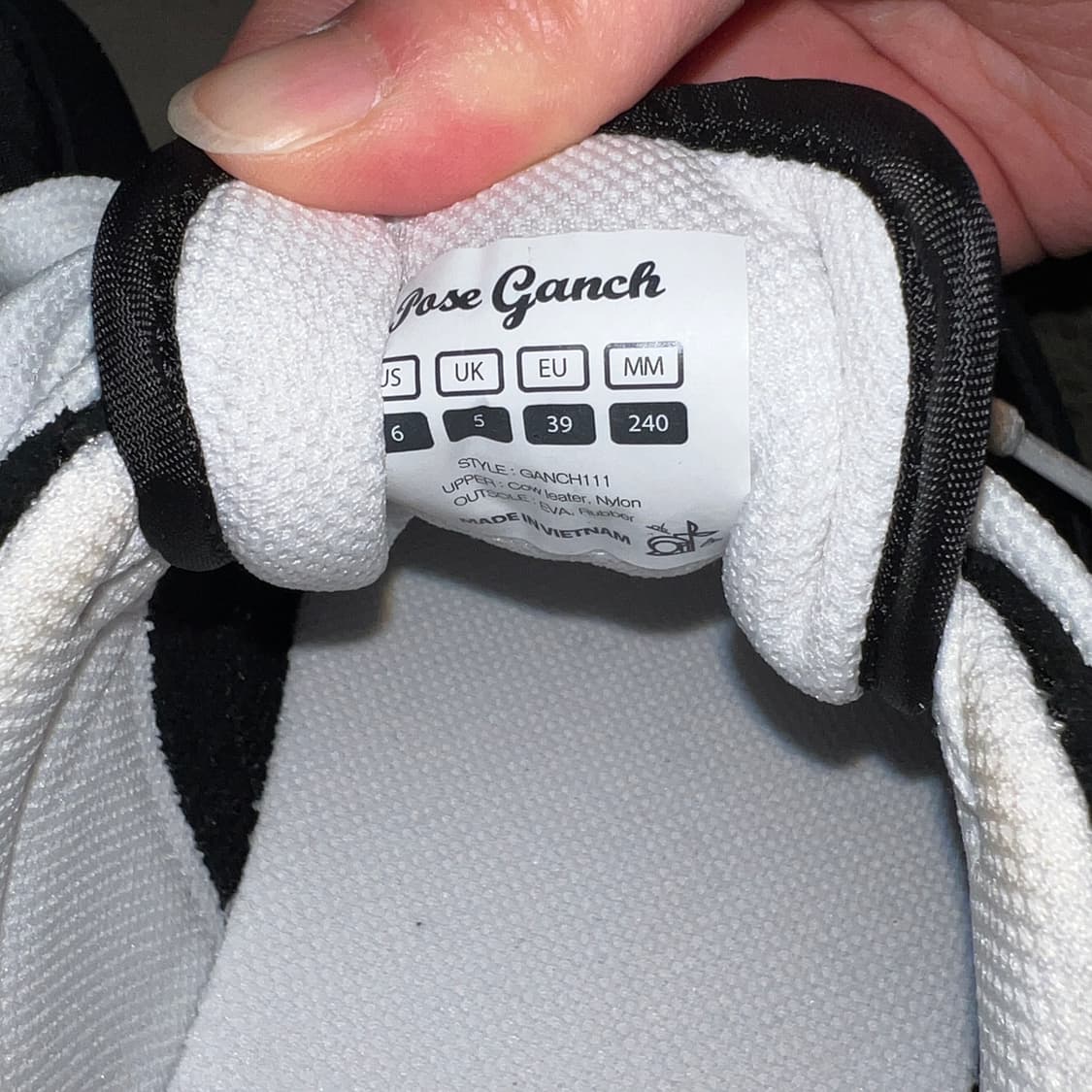 포즈간츠 스니커즈 블랙 운동화 상품이미지9