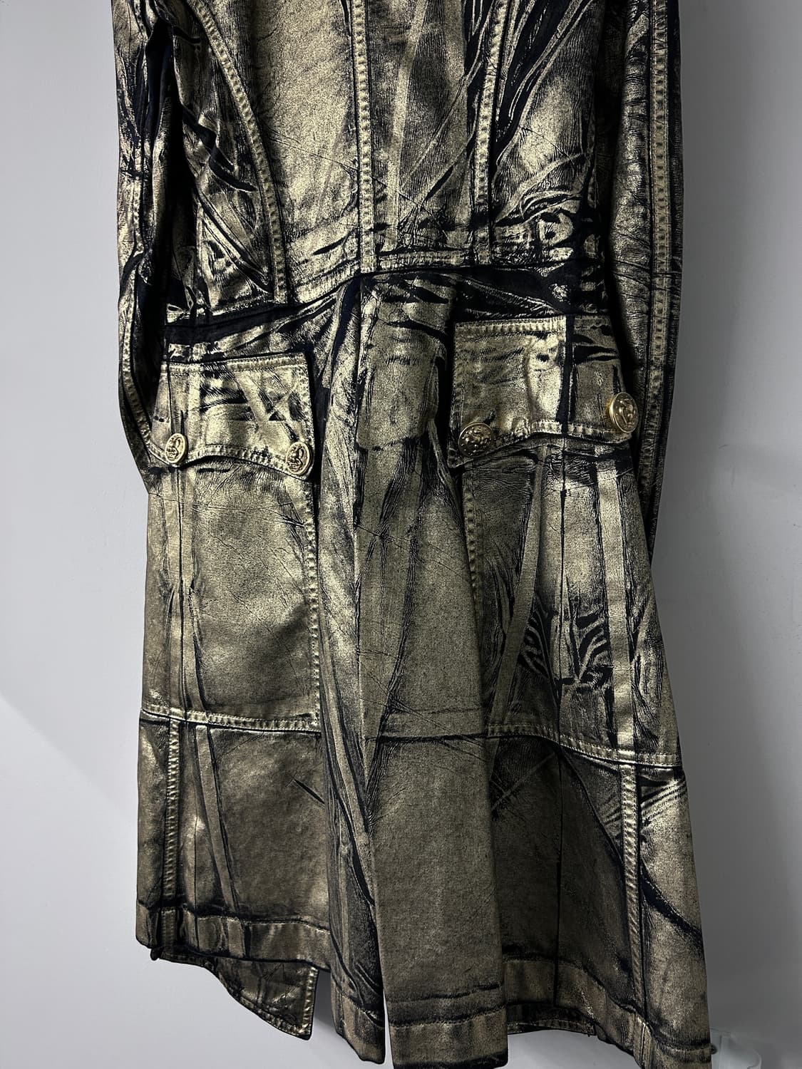 발망 데카르넹 골드 브러쉬드 나폴레옹 코트 상품이미지6