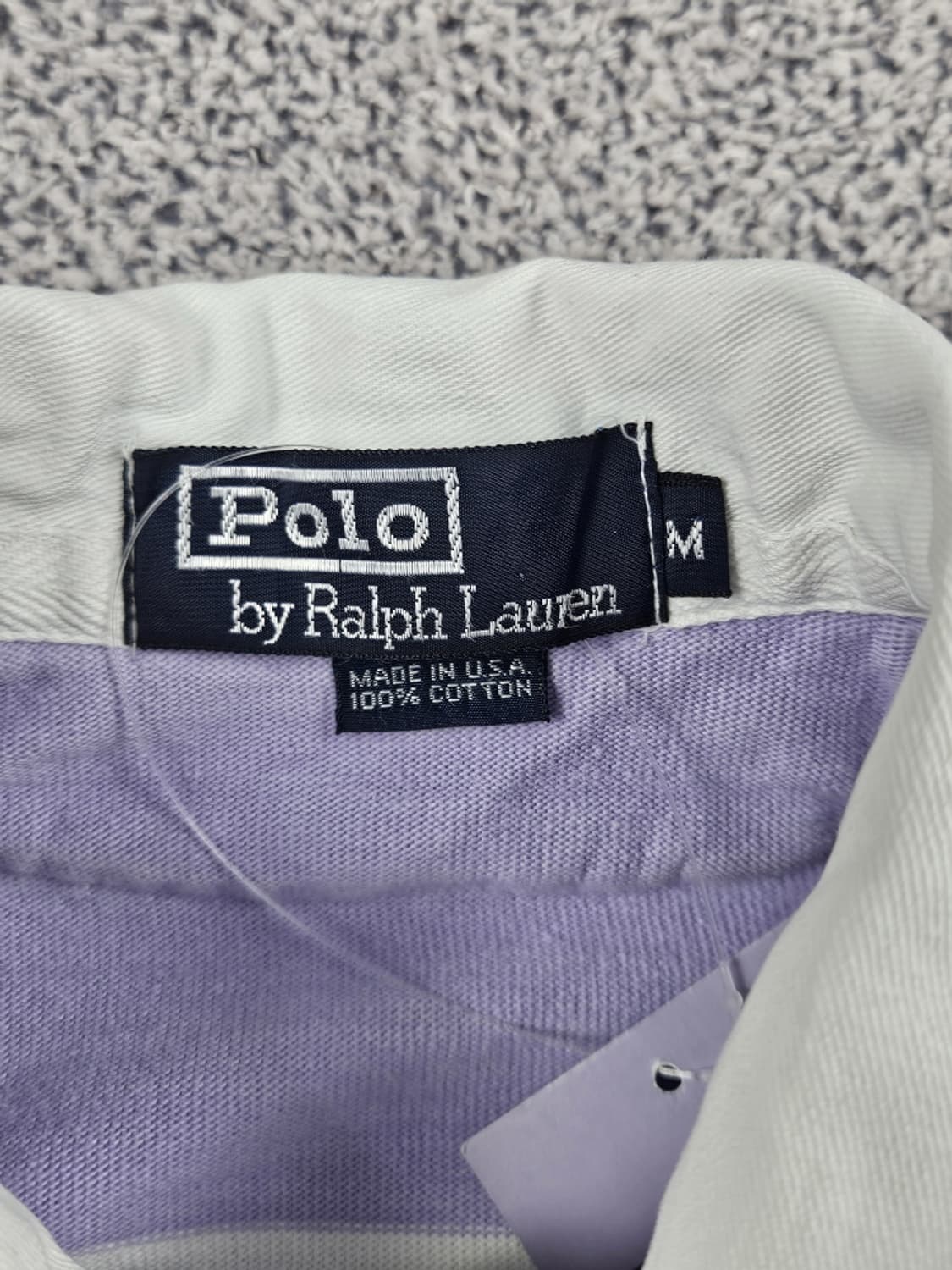 90's USA 폴로랄프로렌 스트라이프 럭비 티셔츠 ( M )/ 9953 상품이미지10